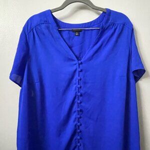 Bright Blue Button Down